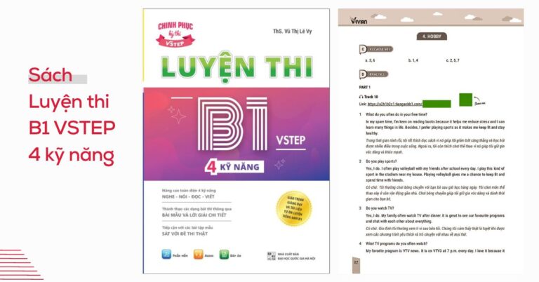 Sách ôn thi Vstep B1, B2, C1